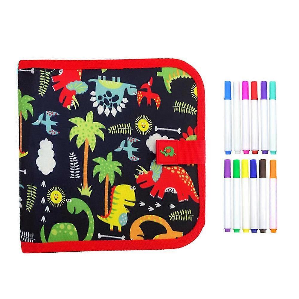 Erasable Doodle Book Set Reusable Drawing Board Portable Travel Activity Book Educational Learning Toys