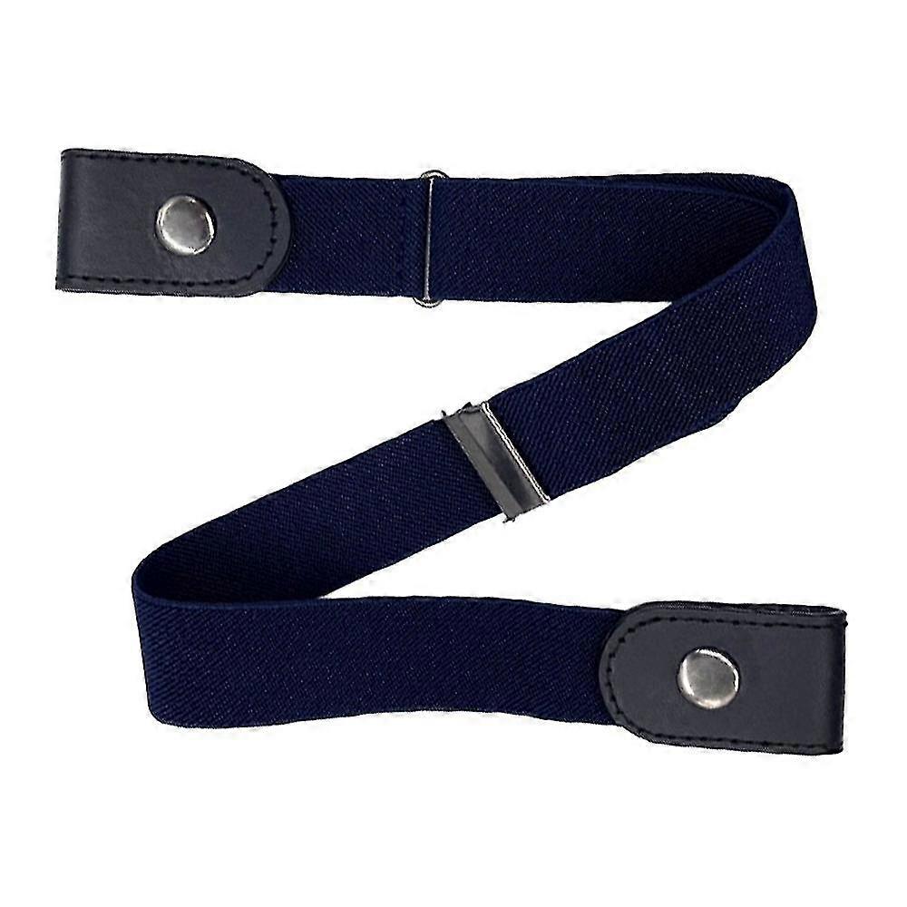 2 Pack No Buckle Free Elastic Belt Comfortable Adjustable Invisible Stretch Waist Belt For Jeans Shorts Pants