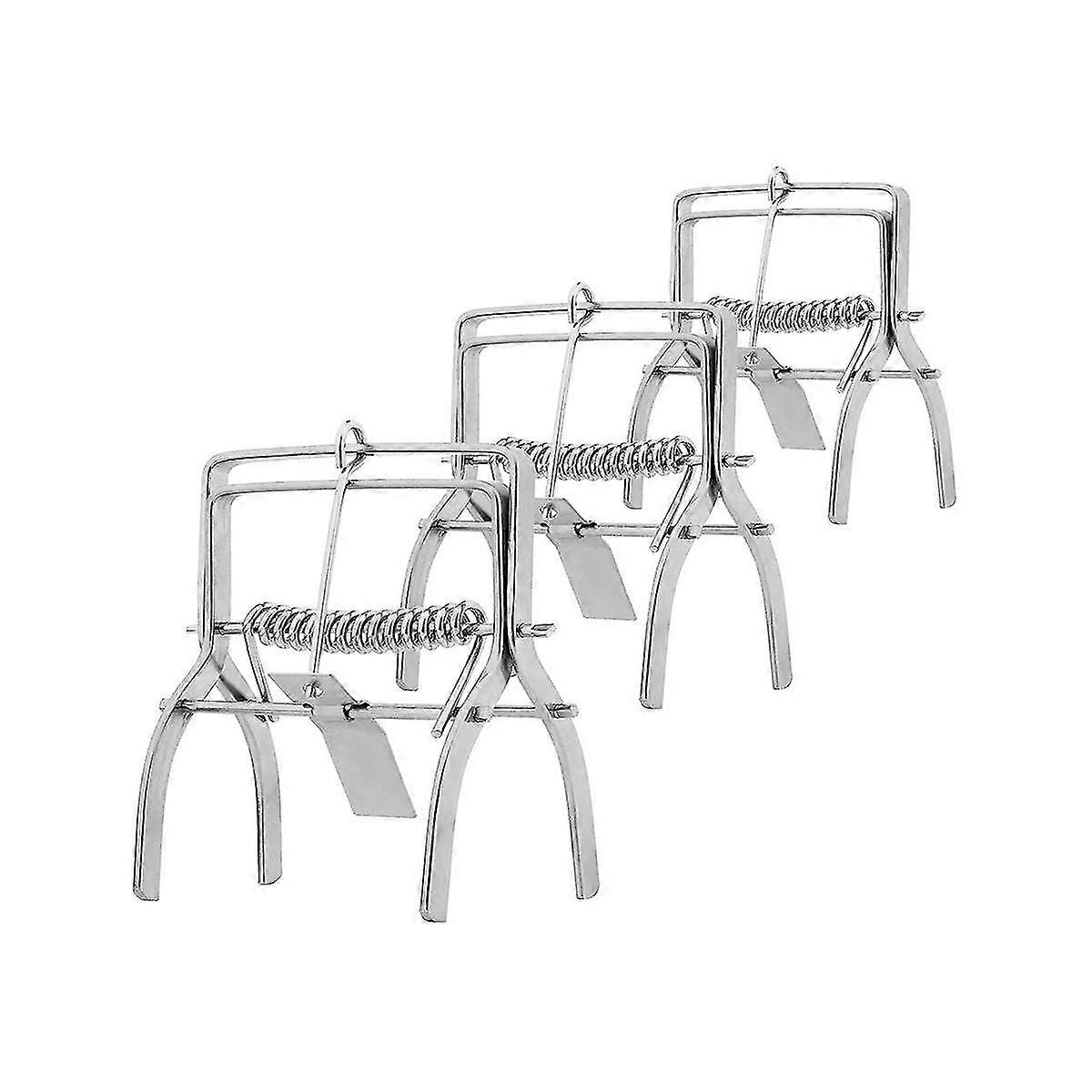 Mole Trap (Pack of 3) Powerful Trap to Catch Moles Protect Your Lawn & Garden , Reusable Mole Trap