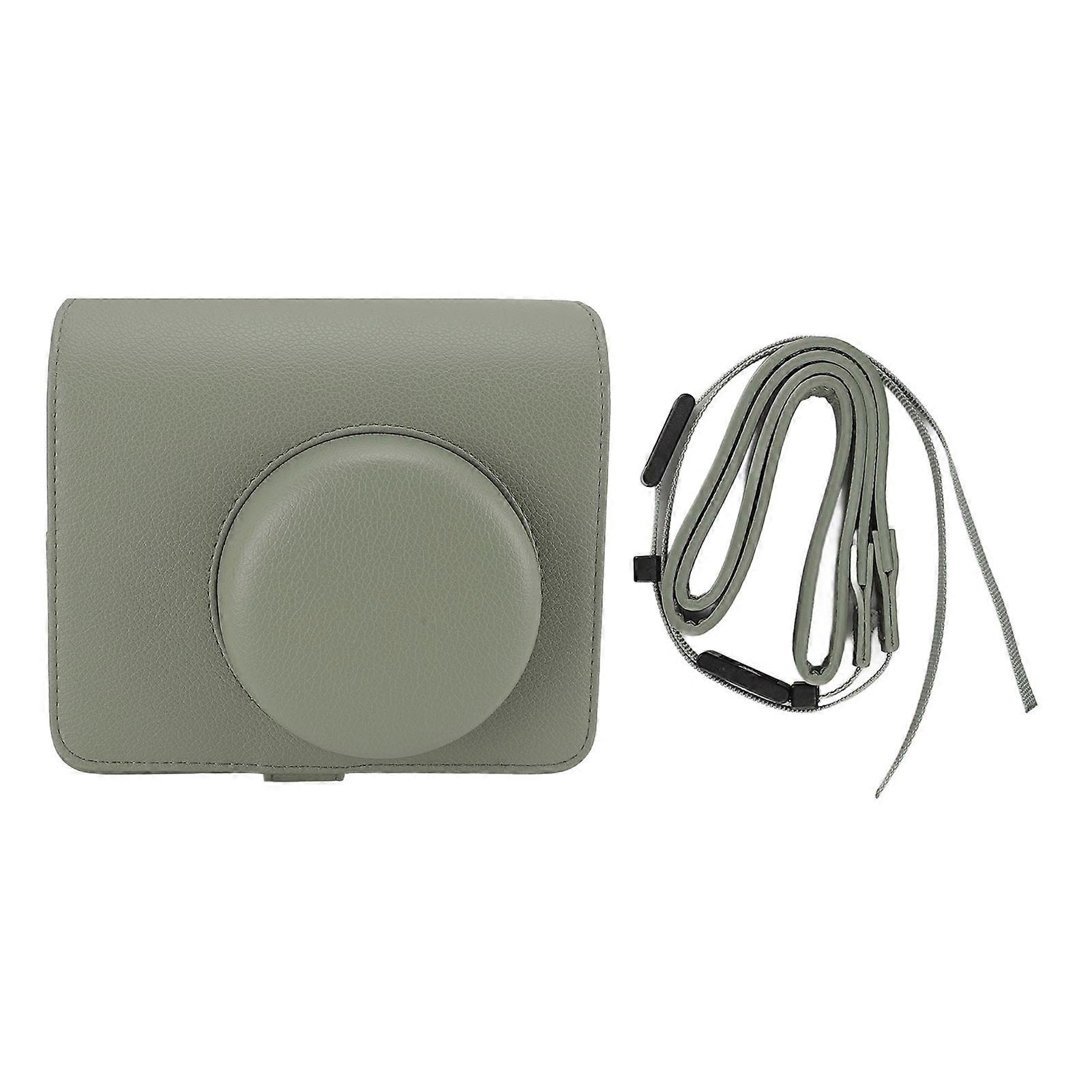 Camera Protective Case for Wide 400 PU Leather Vintage Camera Storage Bag with Shoulder Strap