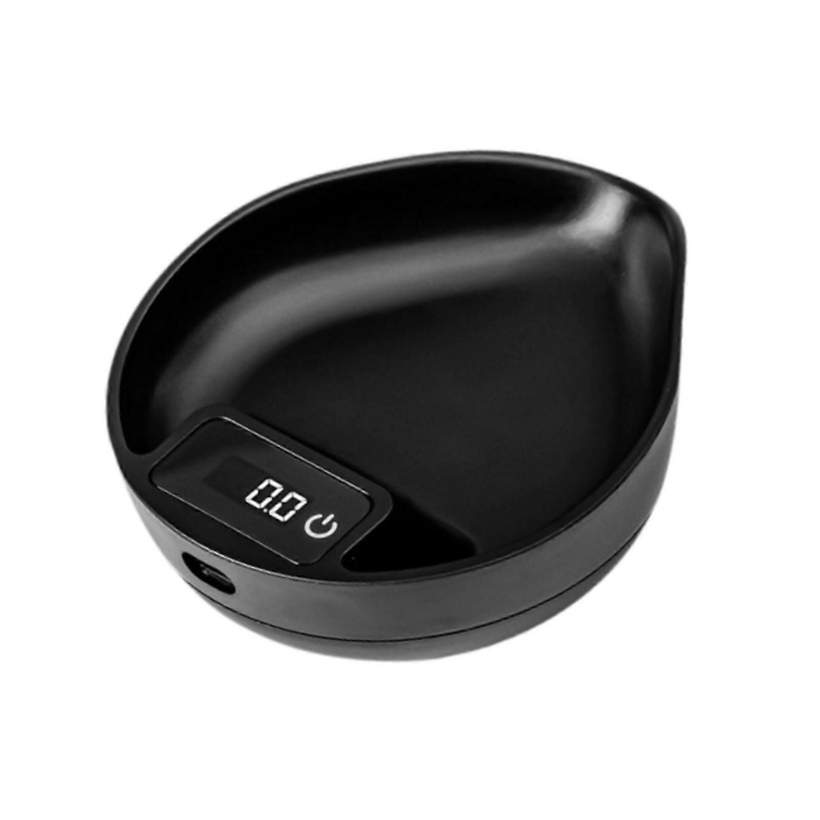 Coffee Scale Professional Rechargeable Weighing Scale for Home Baking black