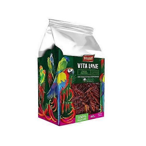 A&E Cage Company Vitapol Vita Line Chili Pepper For Parrots And Exotic Birds, 1 Count / 150 Grams