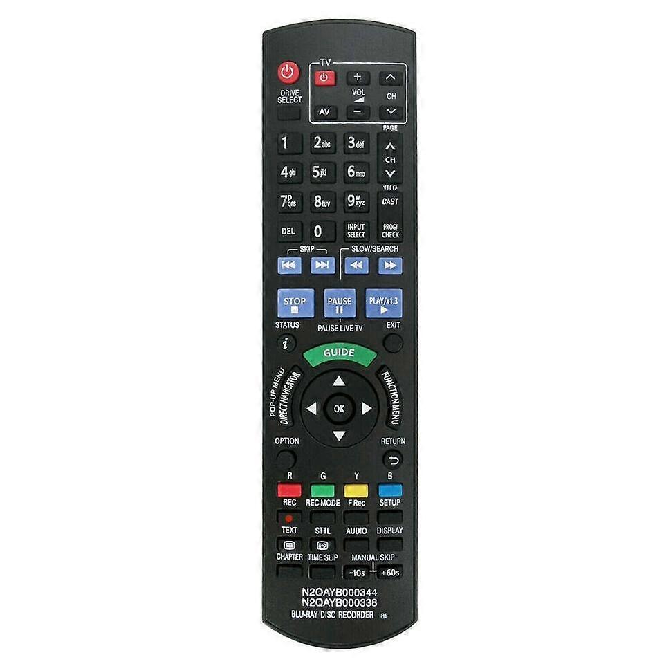 New Replace N2QAYB000344 N2QAYB000338 For Panasonic DVD Remote Control DMR-BS850