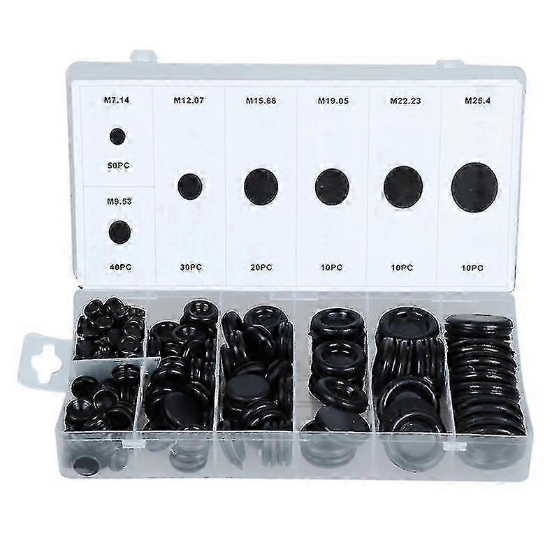 170pcs Furniture Decorative Cover Plastic Screw Furniture Cabinet Accessories Plastic Plug Buttons (black)