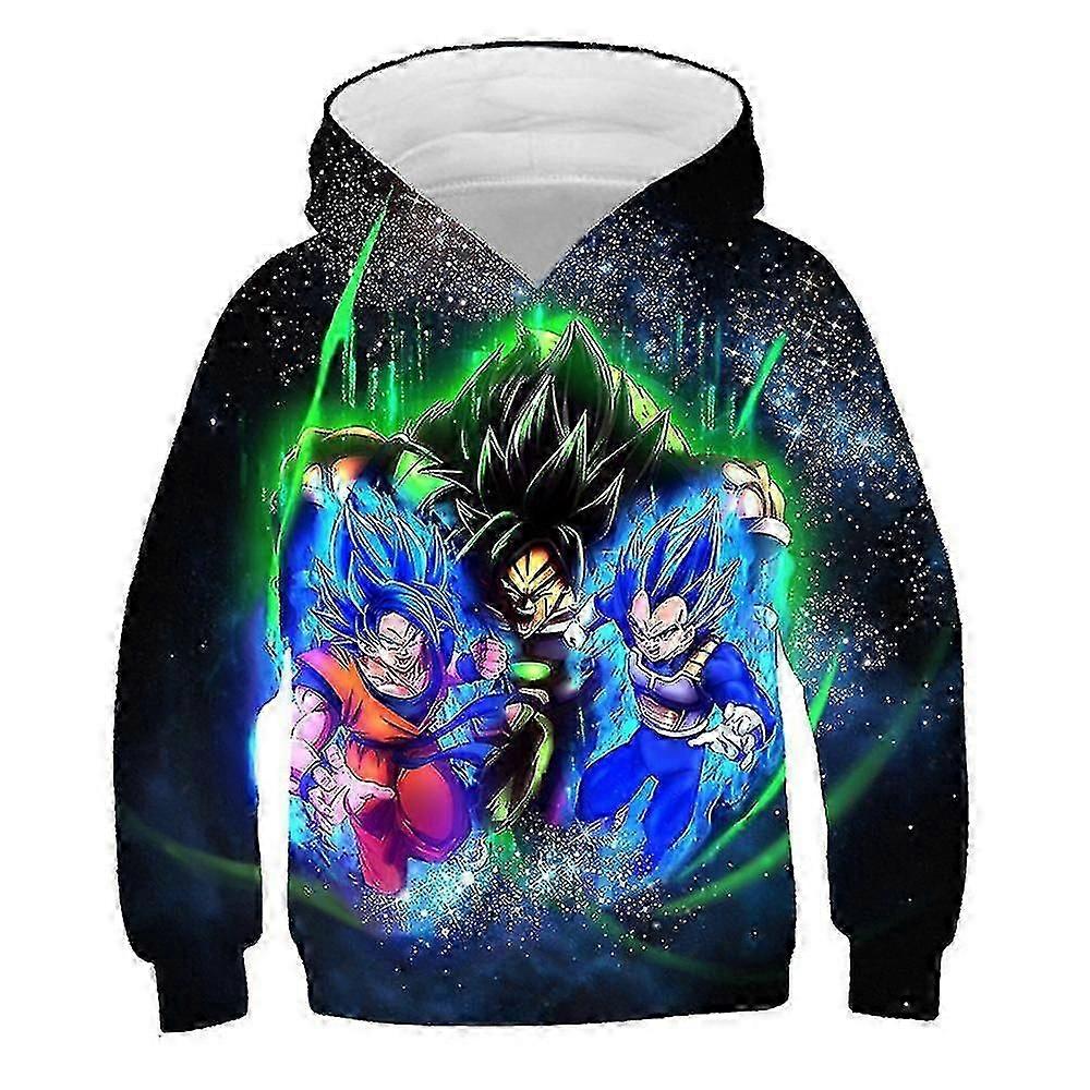 5-10 سنوات أطفال الأولاد بنات التنين الكرة هوديس بلوزات طويلة الأكمام مقنعين البلوزات الرياضة هودي قمم