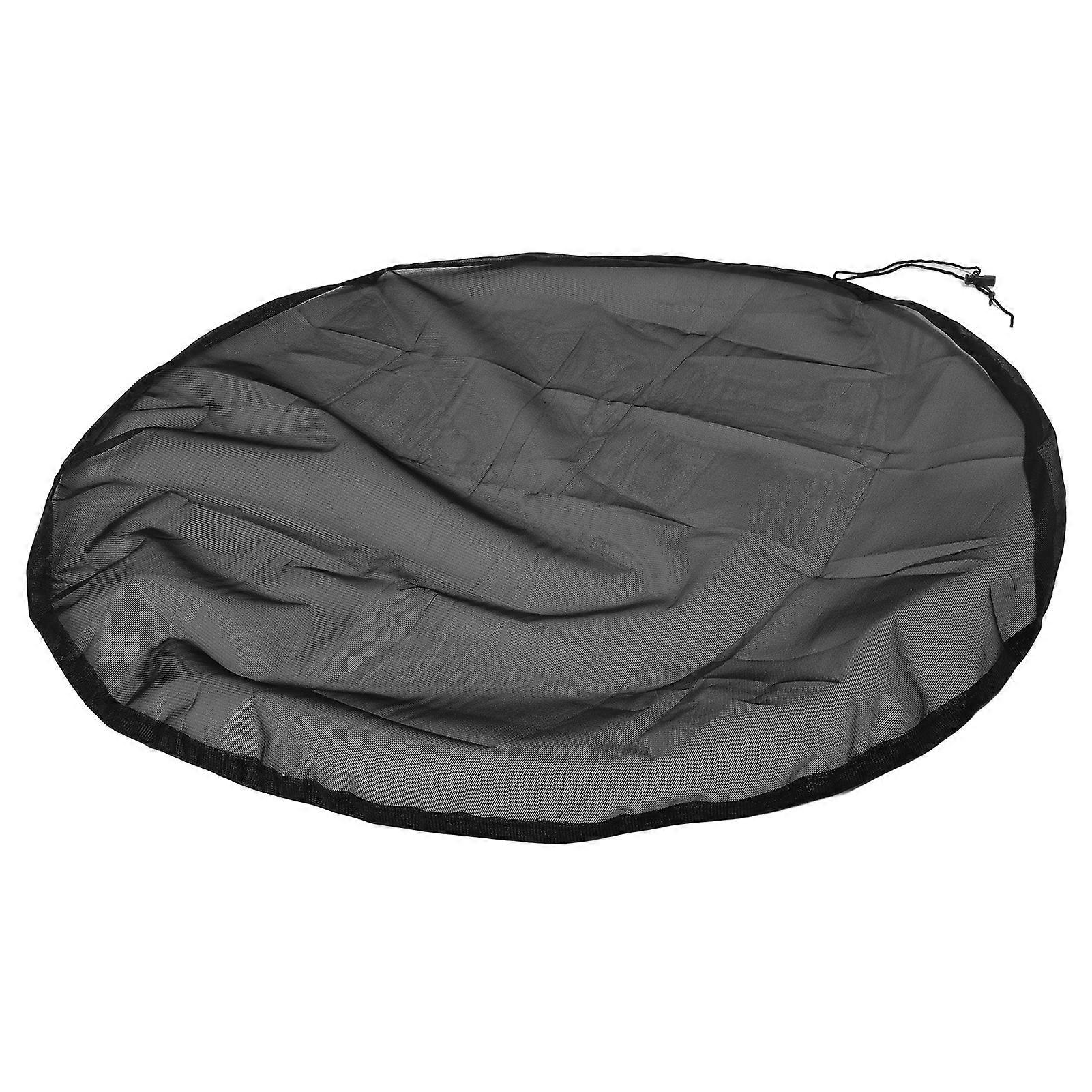 Rain Barrel Mesh Cover 80cm Drawstring Leaf Filter Protector