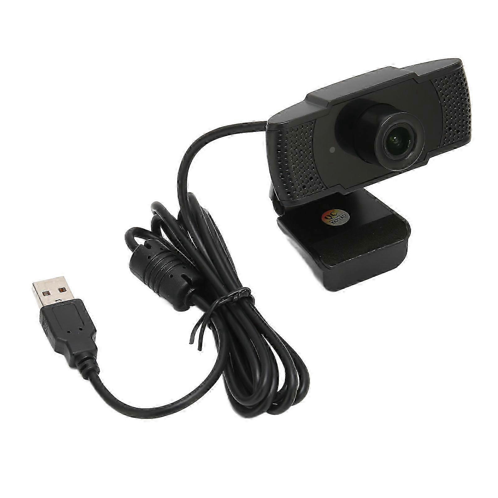 PC Camera USB2.0 1080P CMOS Imaging Sensor Noise Reduction Plgu and Play Web Camera with Microphone for PC Laptop