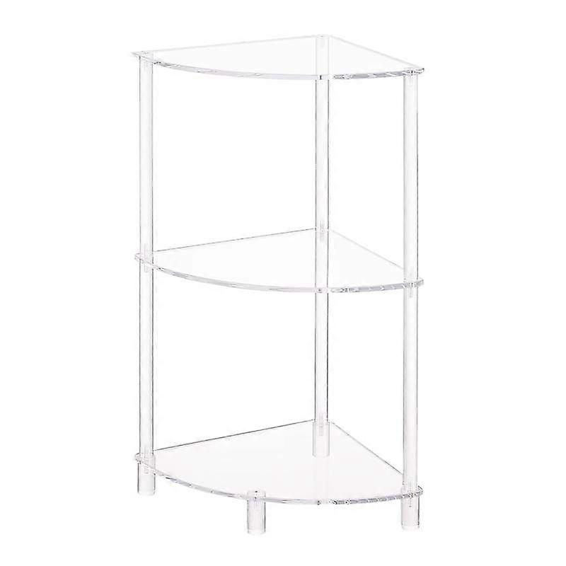 Acrylic 3-Layer Wall Corner Table YX141