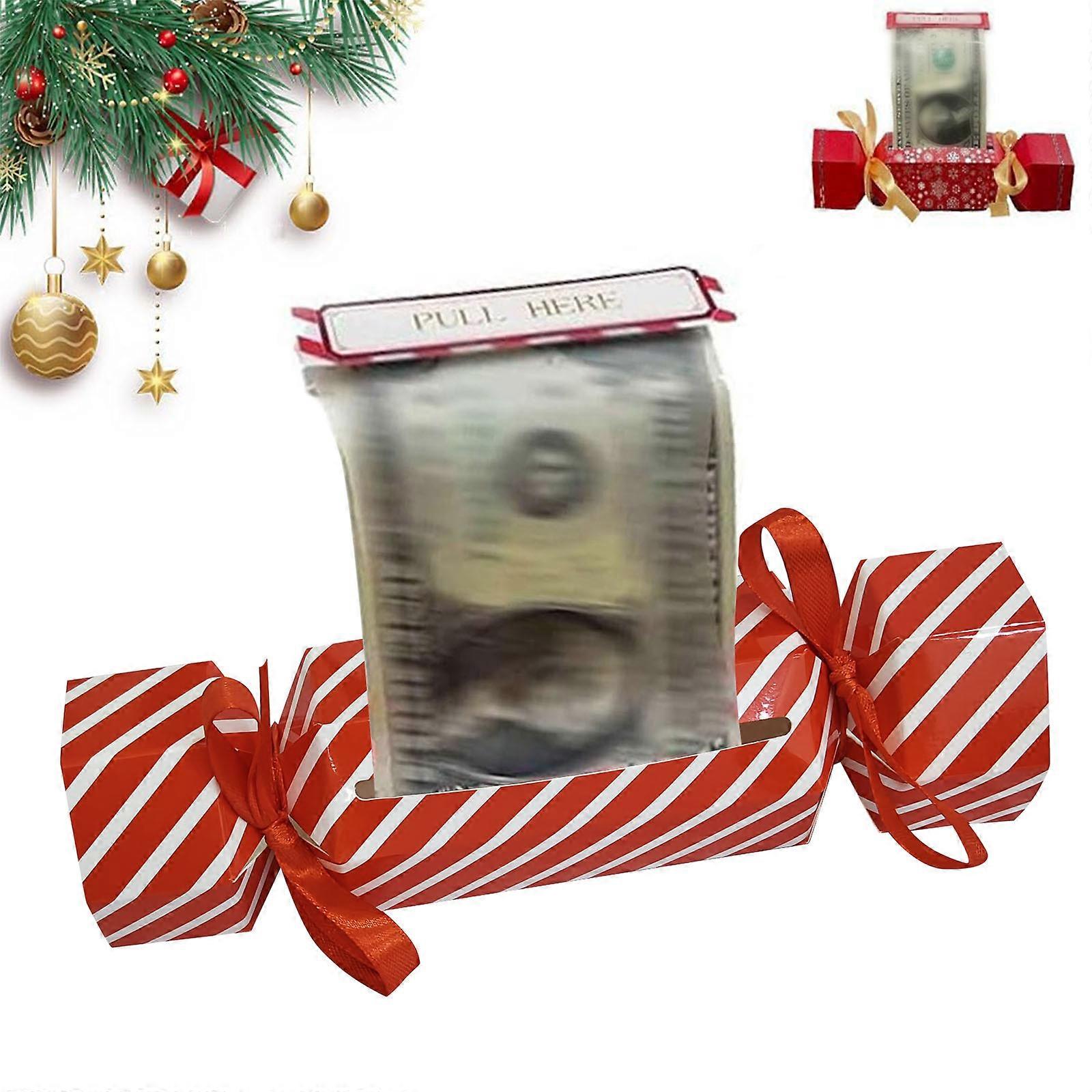 صندوق نقود عيد الميلاد المفاجأة - مجموعة DIY للهدايا النقدية والحلوى