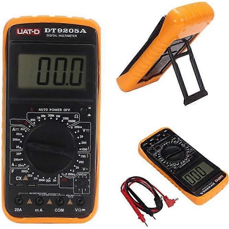 DT9205A Digital Multimeter LCD AC - DC Ammeter Resistance Capacitance Tester LXX51008201_1909