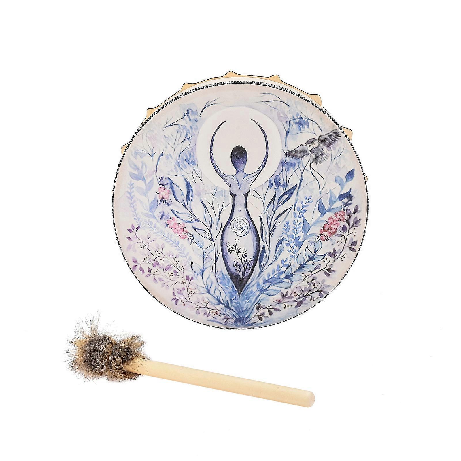 シベリアのドラムシャーマニック手作りの生命の木の精神的な装飾