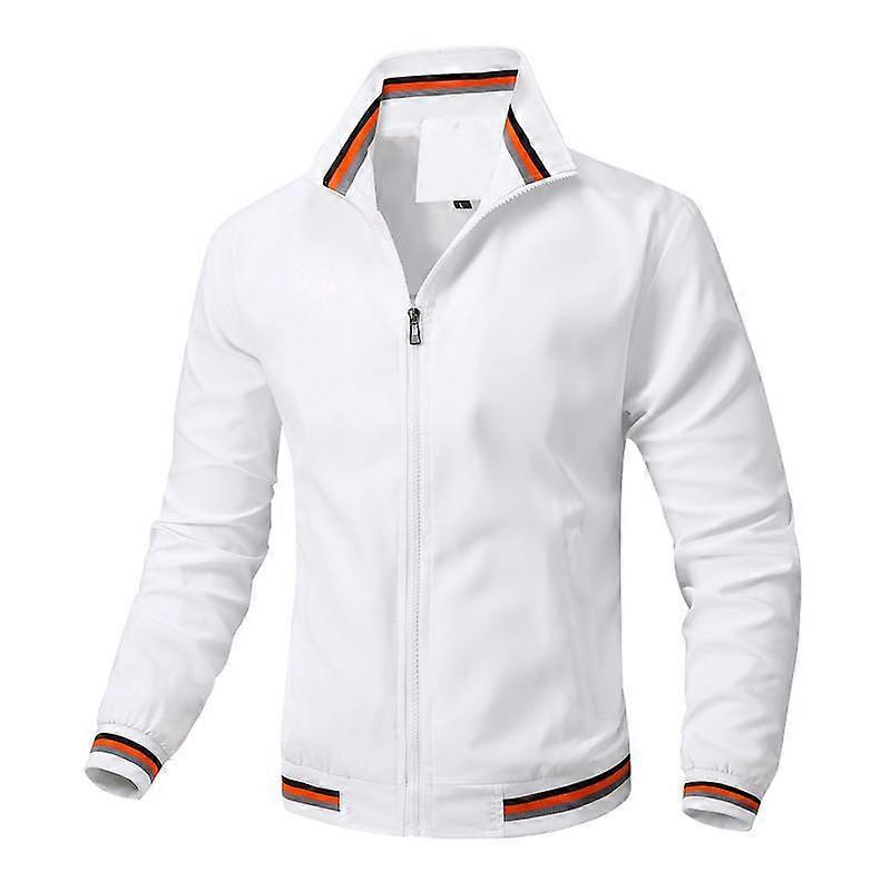 Casual Jacket Men 'S Spring And Autumn Sport Solid Color Jacket Men
