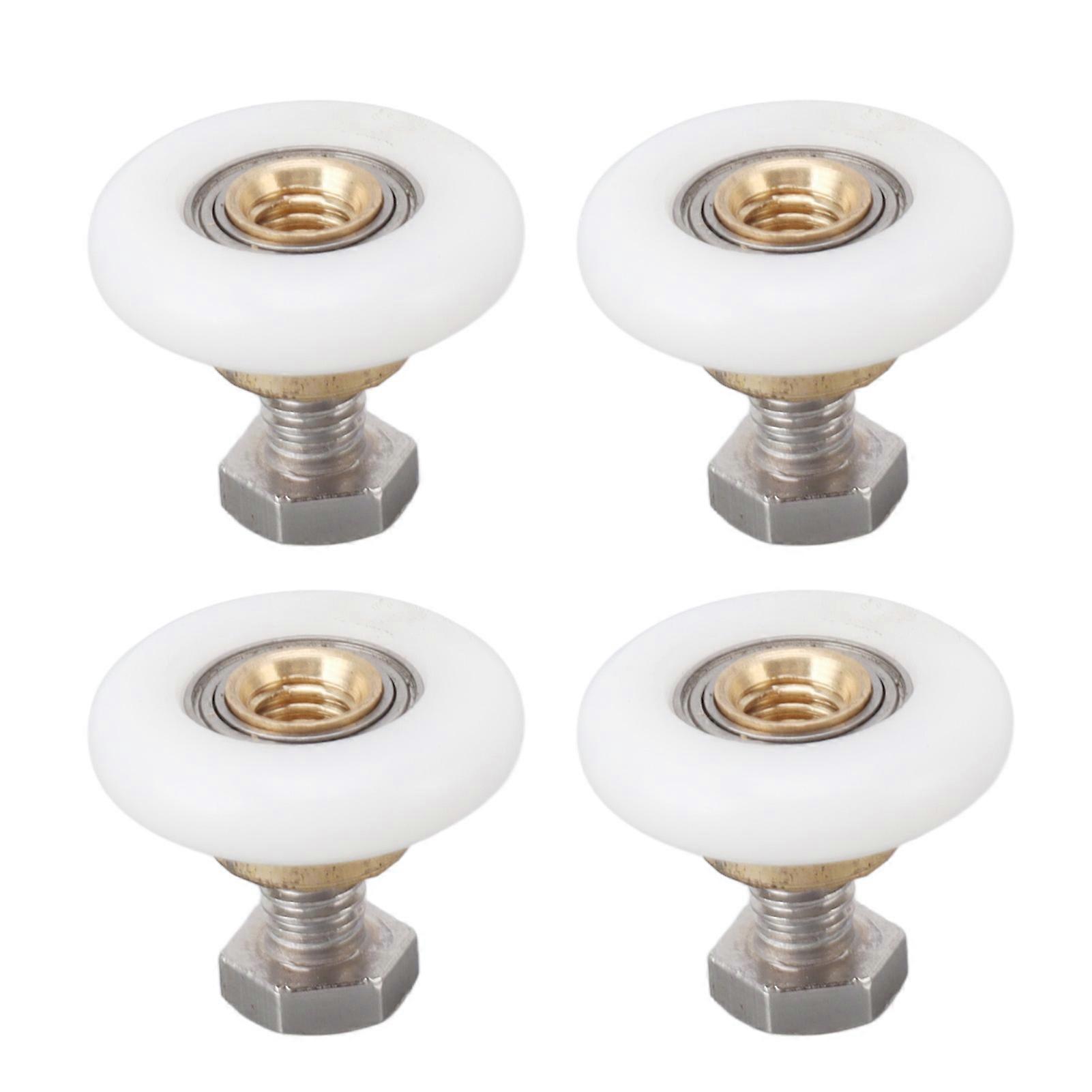 4 Shower Door Rollers, Glass Door Replacement Runners and Wheels