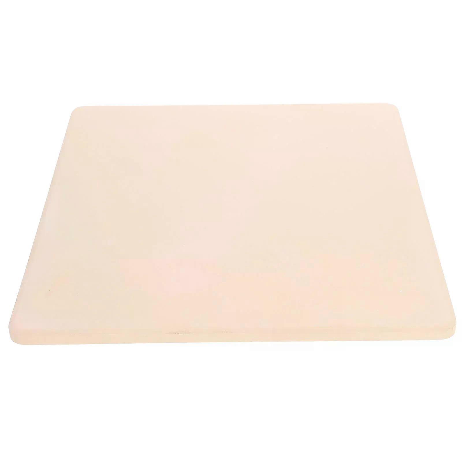 Ağır Hizmet Tipi Fırın Taş Pizza Kabuğu Kordiyerit Fırında Yüksek Sıcaklık Dayanımı Kare Tava