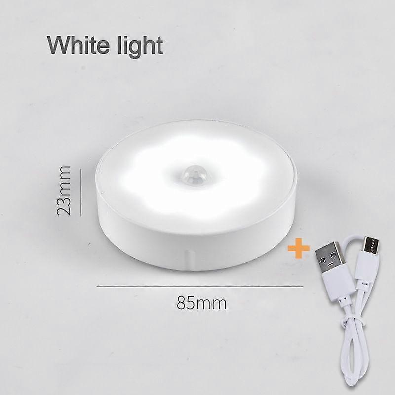 LED Sensing Intelligent Night Light USB Charging, with Motion Sensor, No Punching Installation