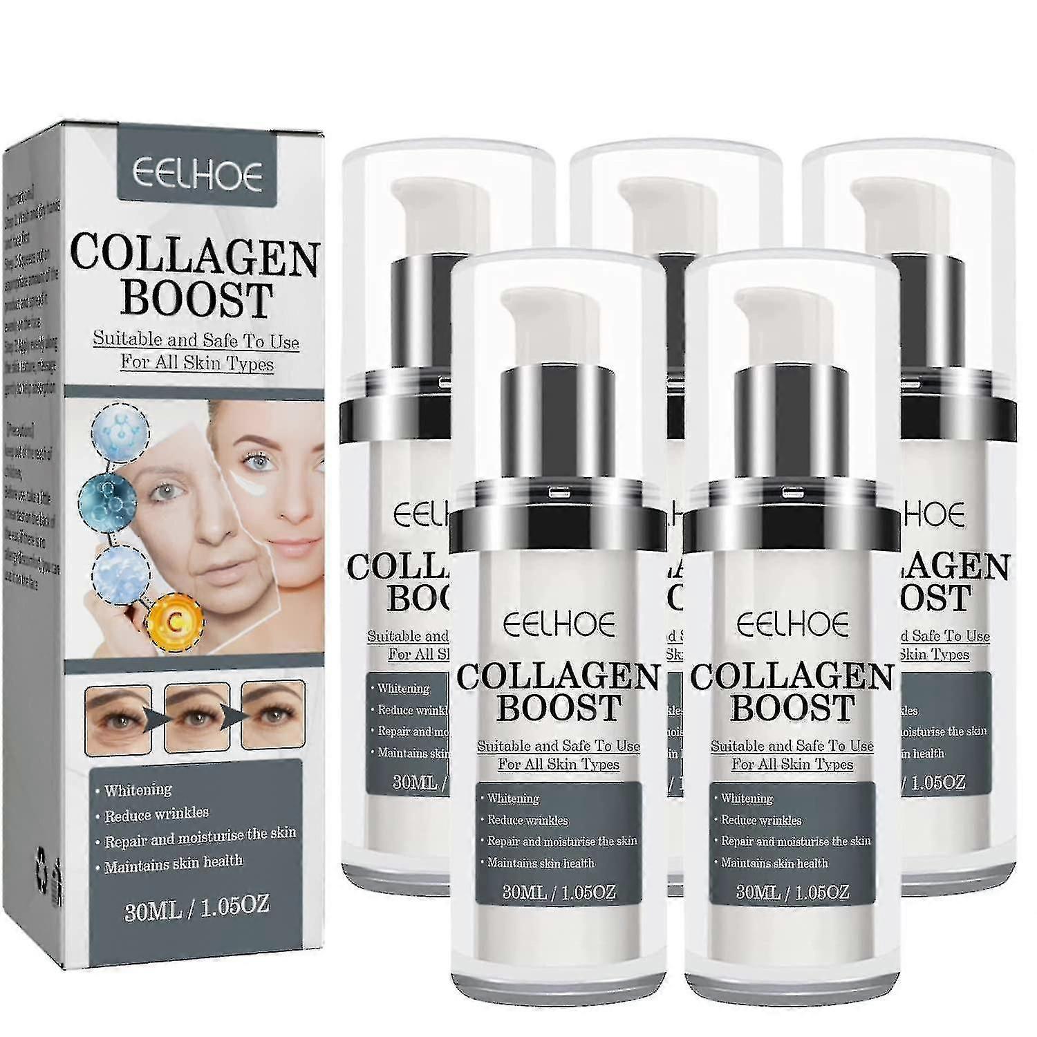 女性のコラーゲンブーストアンチエイジング血清コラーゲンブースターヒアルロン酸ユニセックスコラーゲンフェイシャルクリームで顔用