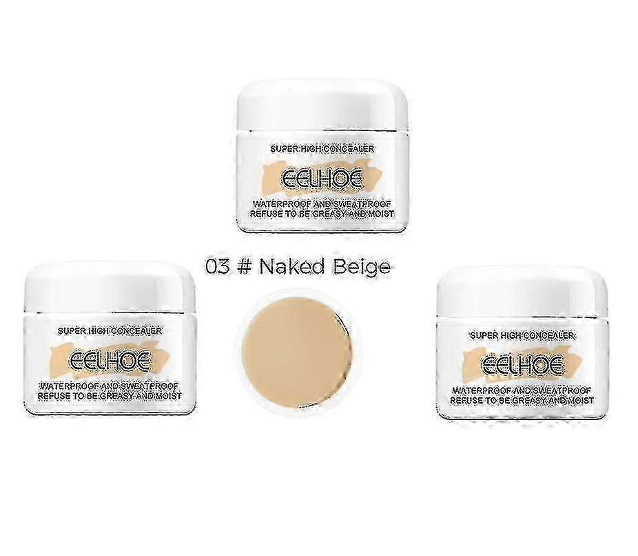 Body Concealer Αδιάβροχο Κάλυμμα Brightening Body Birthmark Scar Tattoo Spot Τρίχρωμο Conceale