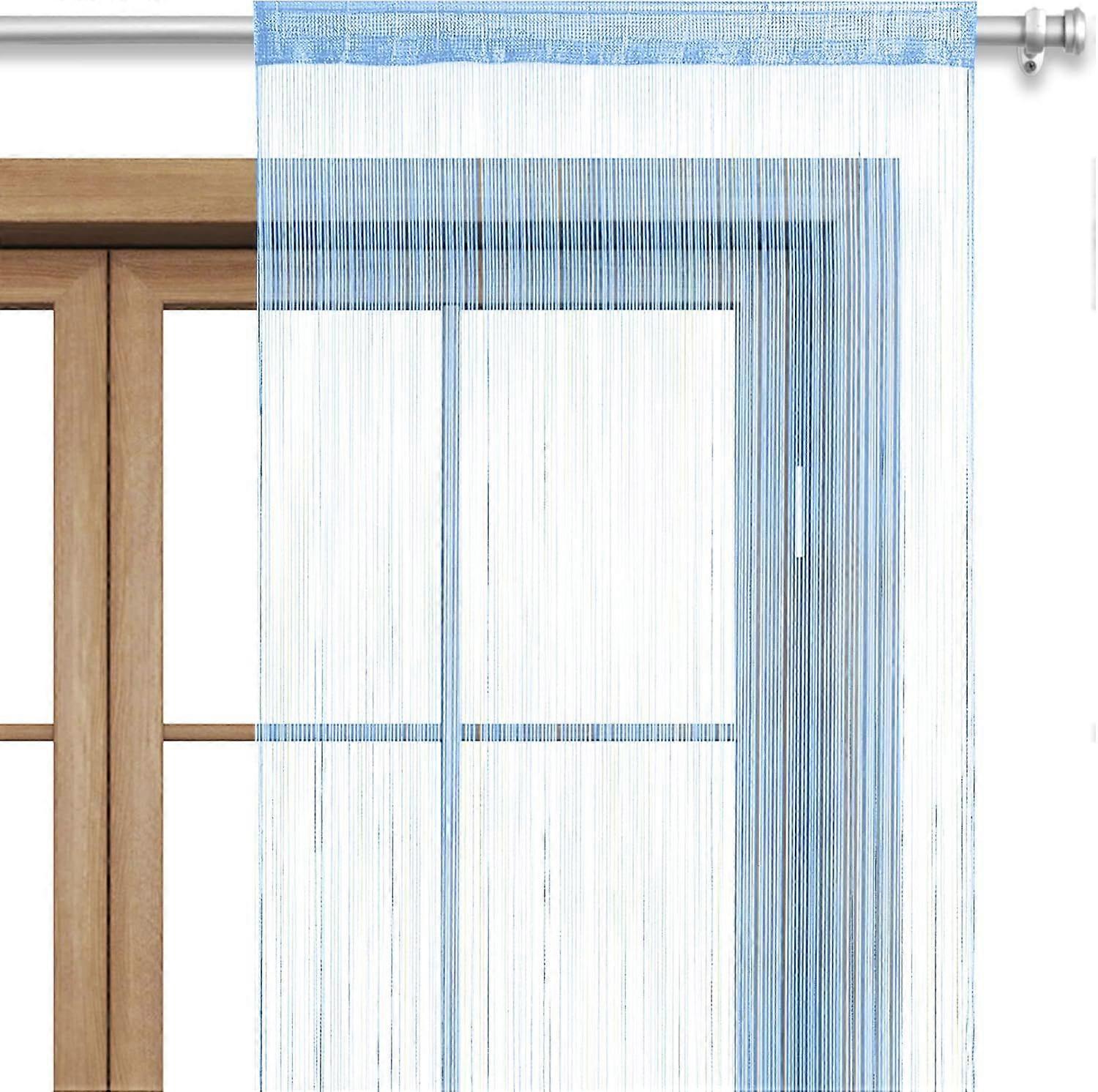 String Curtain for Door 200*95cm, Washable, Monochrome, in Many Colors