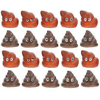 20 sztuk Zabawki rozwojowe Fałszywy pies Poo Faux Poops Zabawki Gra Tossing Poop Toys