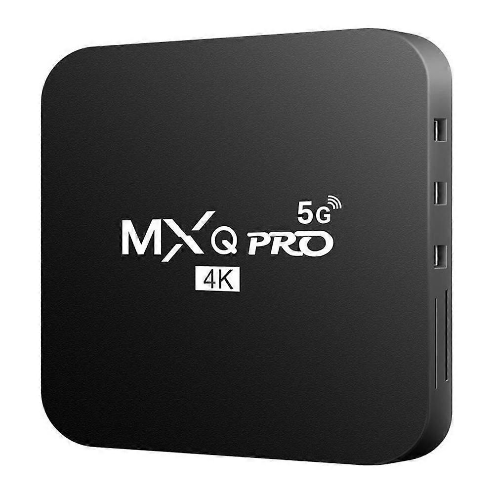 MXQ Pro Smart TV Box Dual Band WiFi Android 7.1 4K 3D Media Player TV Set-Top Box,1+8GB-EU Plug