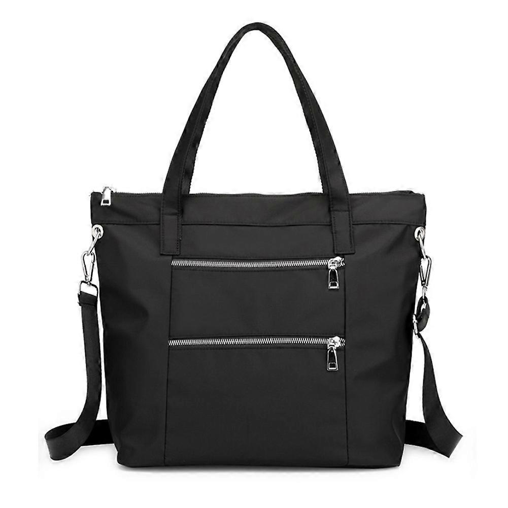 Vintage Style Nylon Women's Casual Tote Bag with Adjustable Shoulder Strap and Large Capacity for Everyday Use