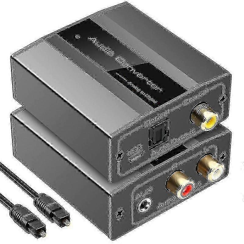 Analog To Digital Audio Converter Rca To Optical With Optical Cable Audio Digital Toslink And Coaxi