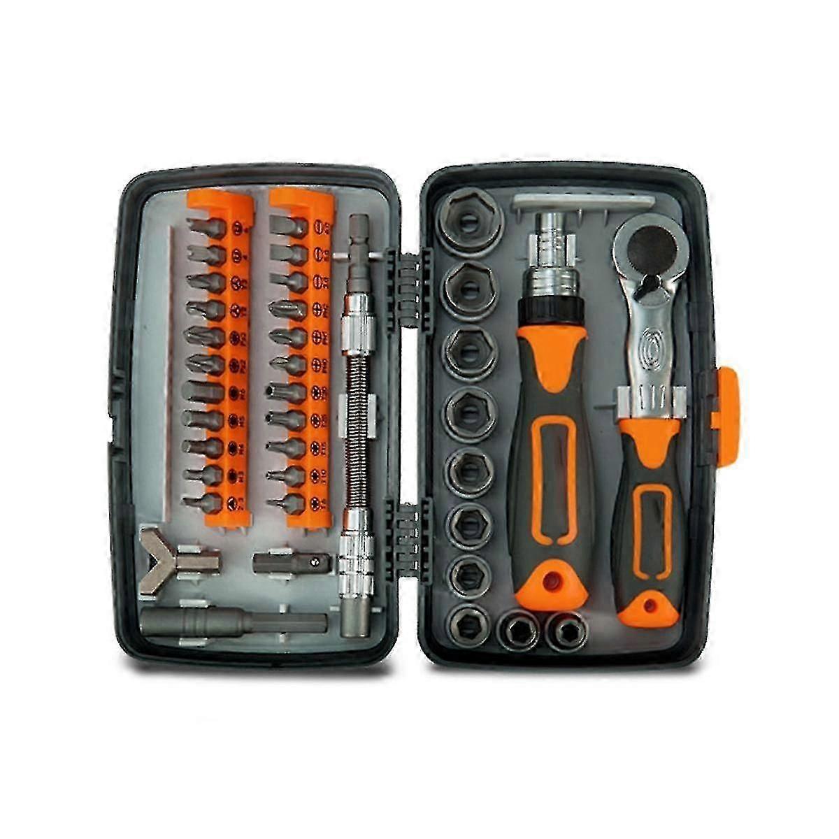 38 In 1 Labor-saving Ratchet Multi- Screwdriver Set, Ratchet Screwdriver Set, Screwdriver Bit Set