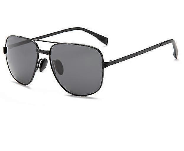 2022 Men's Brand Fashion High Quality Polarized Sunglasses Sunglasses Square Double Bridge Metal Sunglasses