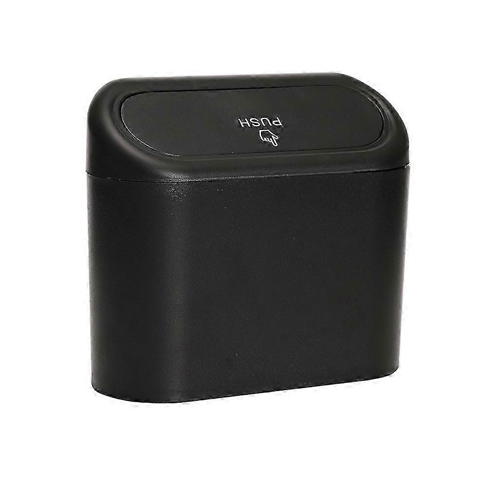 Car Trash Can Hanging Auto Garbage Cans Portable Leak Proof Vehicle Trash Bin with Push Lid for Car Office Home