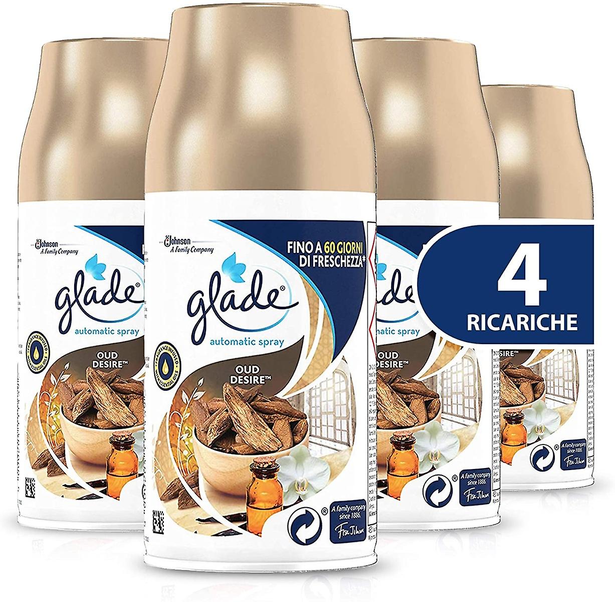 4 x Glade Automatic Spray Refill 269ml - Oud Desire