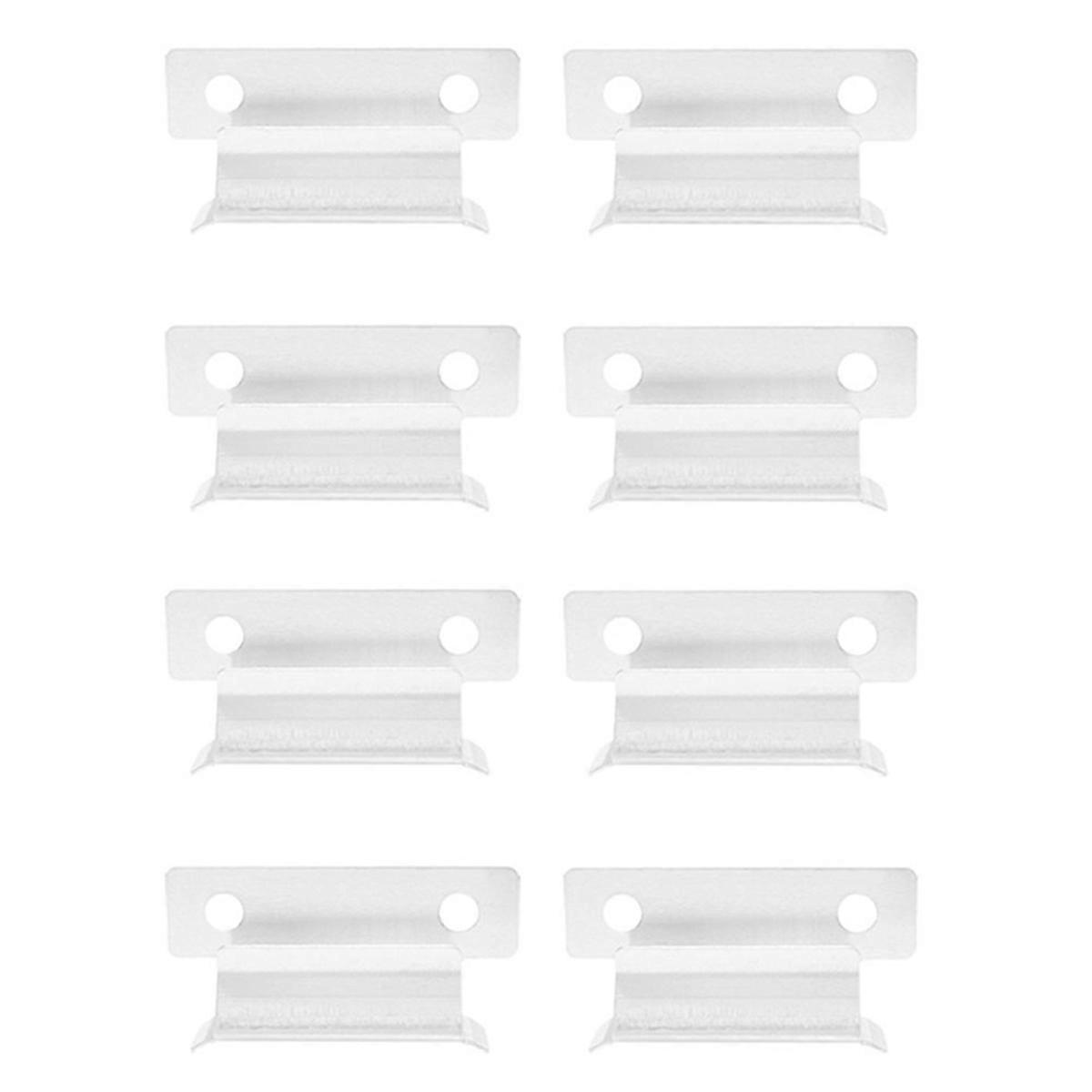 For 3 Glass Bed Clips - 8Pcs