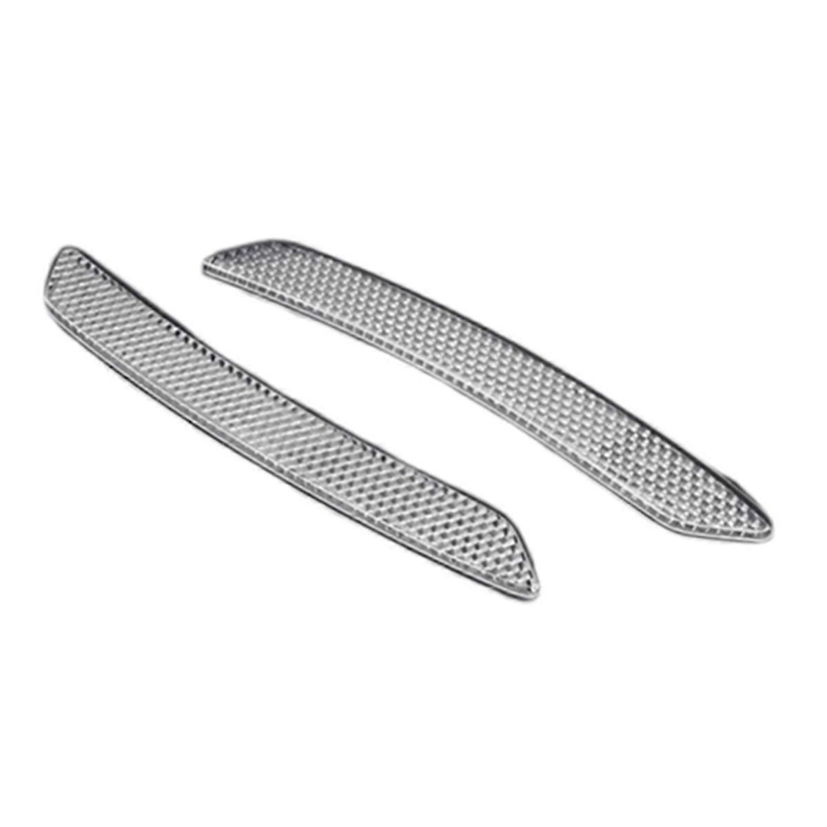 2Pc Car Wheel Eyebrow Reflective Sticker Trim Universal B