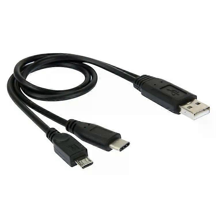 USB Data Sync Cable Adapter-High Speed USB 2.0 & Type-C,38 cm