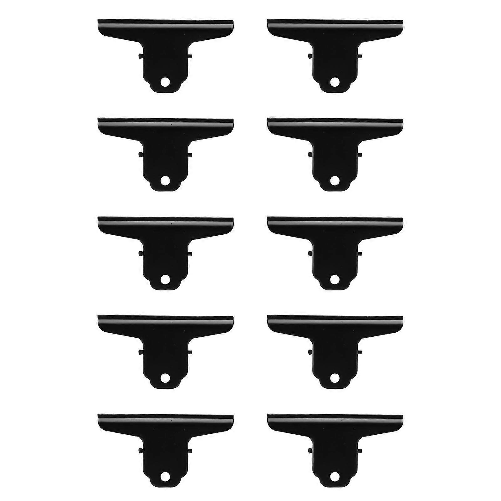 10Pcs Hinge Clips Large Metal Hinge Binder Clips for Paper Document Note Sorting and Organizing