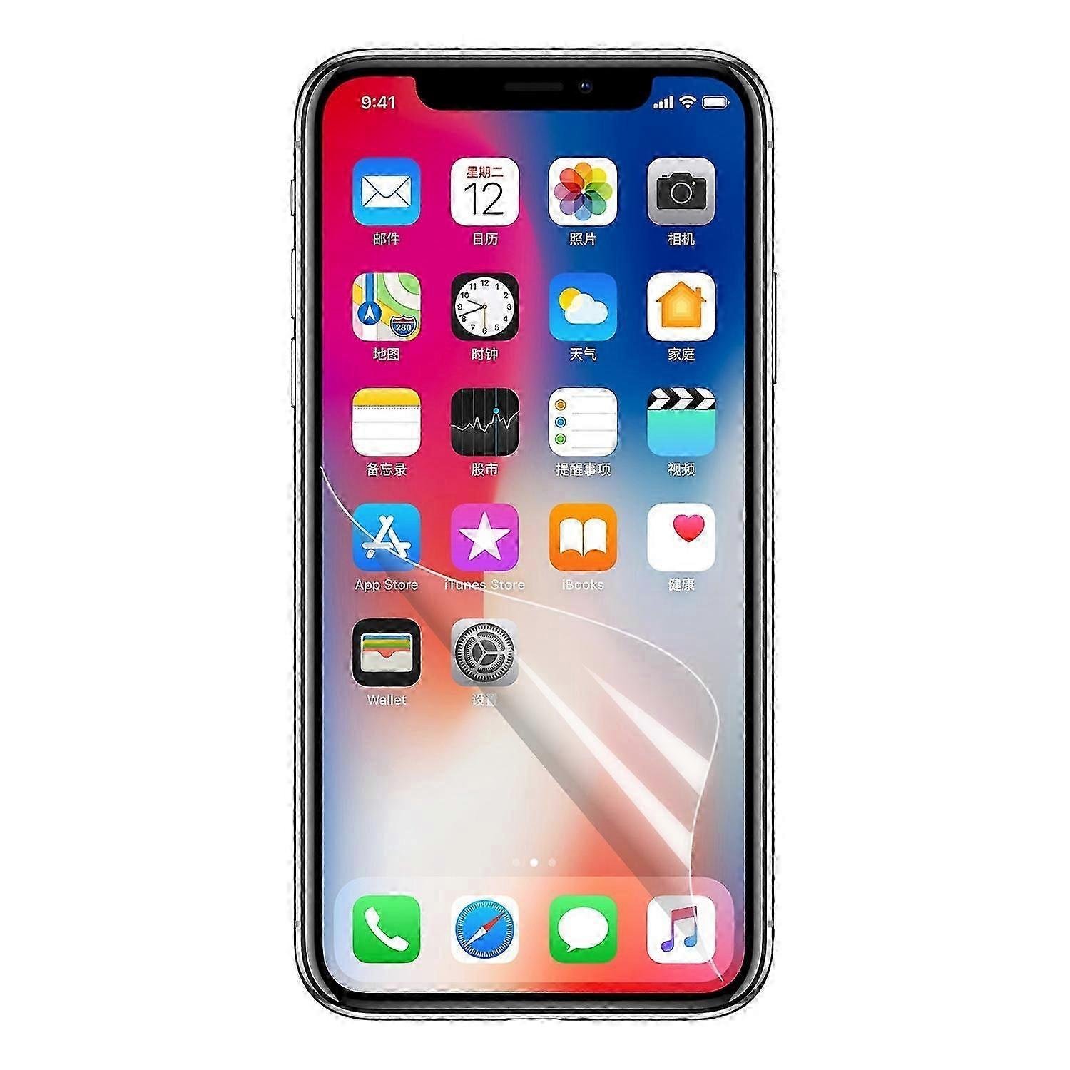 HD Clear LCD Screen Protector for iPhone (2019) 5.8"/XS/X 5.8 inch (Black Package)