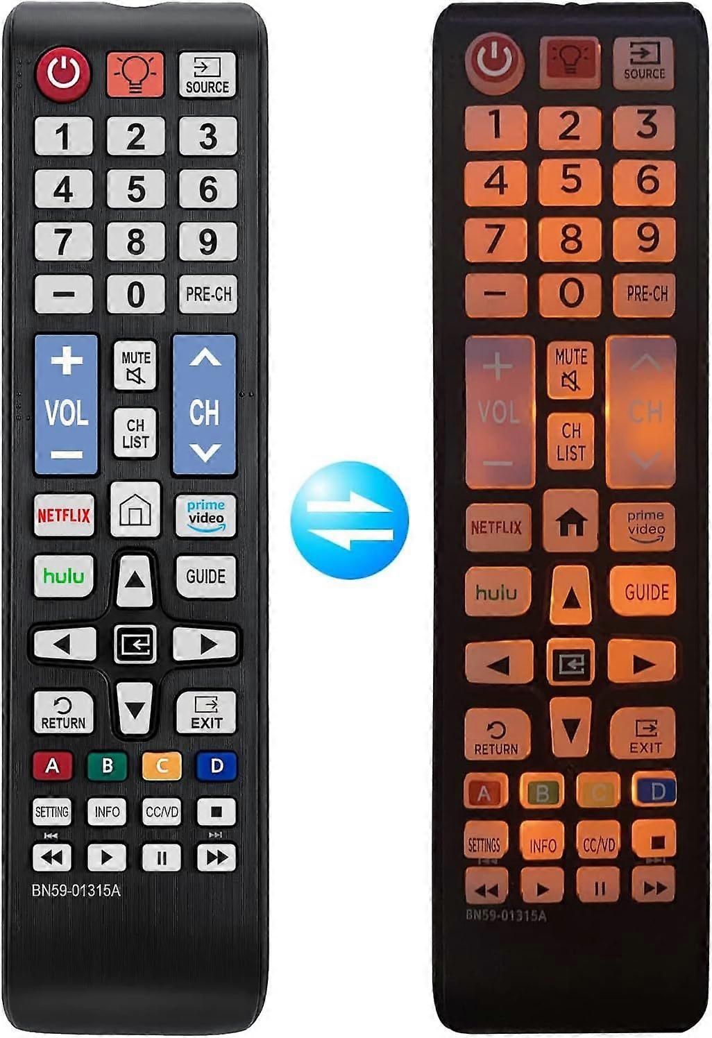 BN59-01315A Télécommande universelle rétroéclairée pour le remplacement de la télécommande du téléviseur Samsung