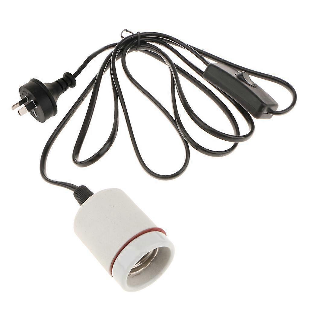 AU Plug Heat Basking Lamp Holder Reptile Infrared Heater Light Socket