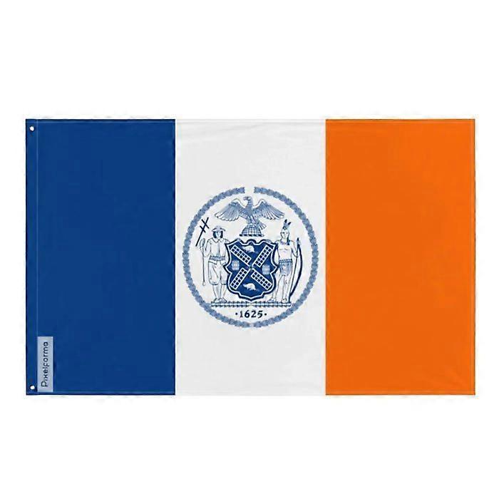 Flag of the city of New York – 120 x 180 cm – Polyester – Iron grommets – Durable