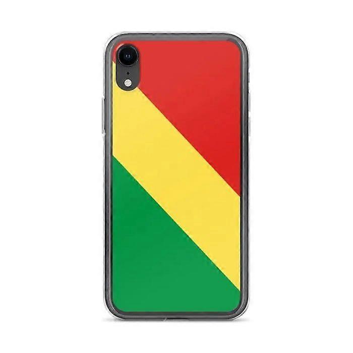 Phone Case – Flag of the Republic of Congo – Compatible with iPhone XR – Soft Case – Durable and Shockproof – Pixelforma