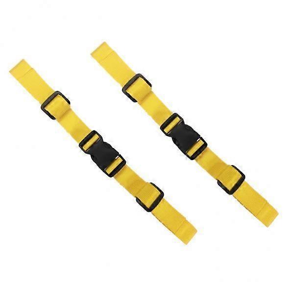 2x 2 Pieces Universal Nylon Backpack Webbing Chest Harness Belts Waist Strap