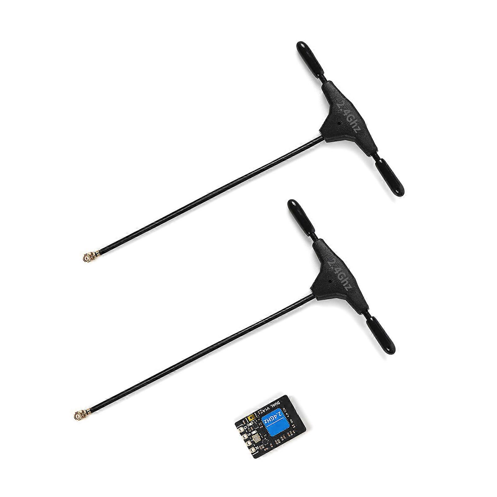 ELRS 2.4G Diversity Receiver Double 2.4G ExpressLRS 2.4G FPV Remote Racing Drones Receiver Accessory Replacement
