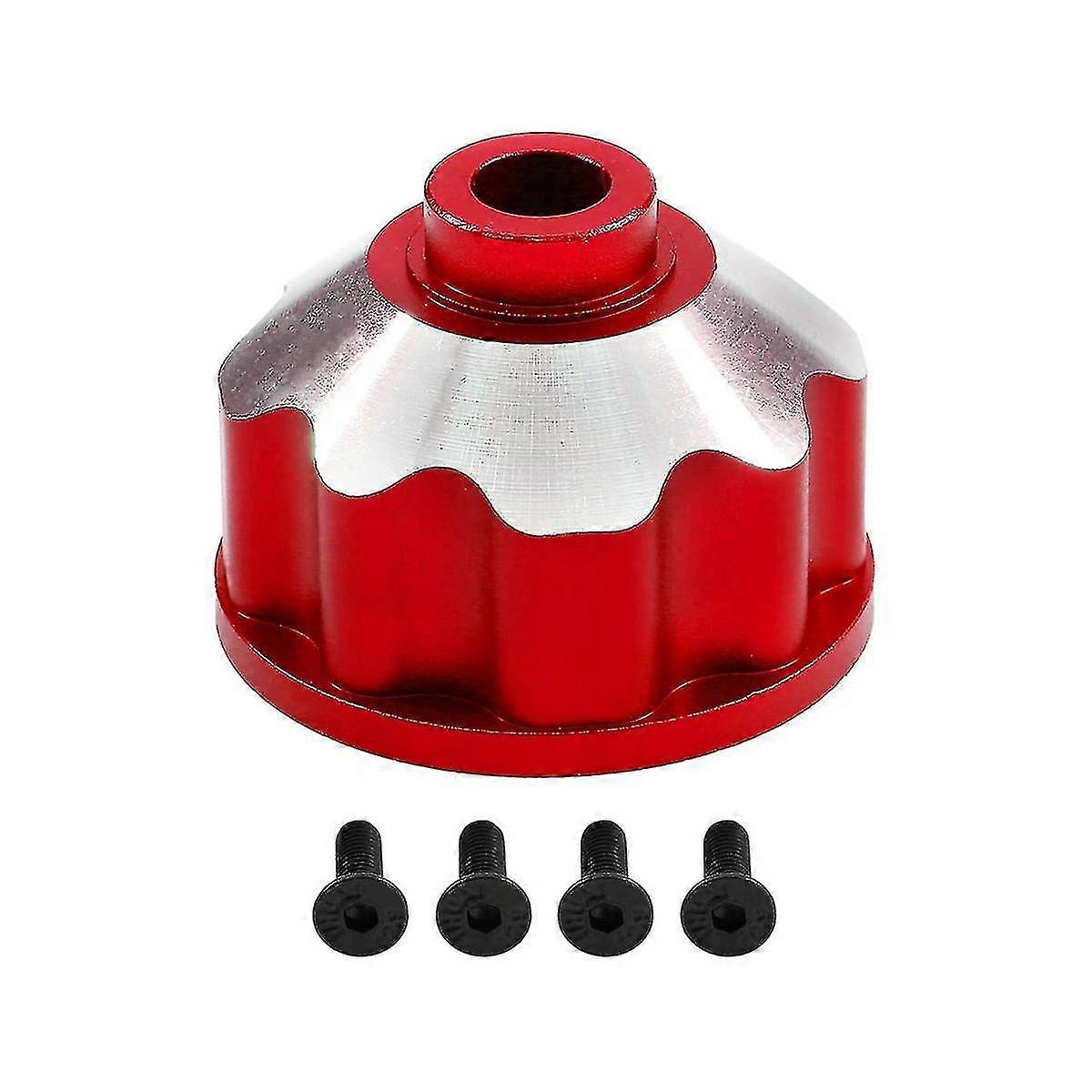 Metal Diff Case 8981 for 1/10 RC Car Upgrade - Red