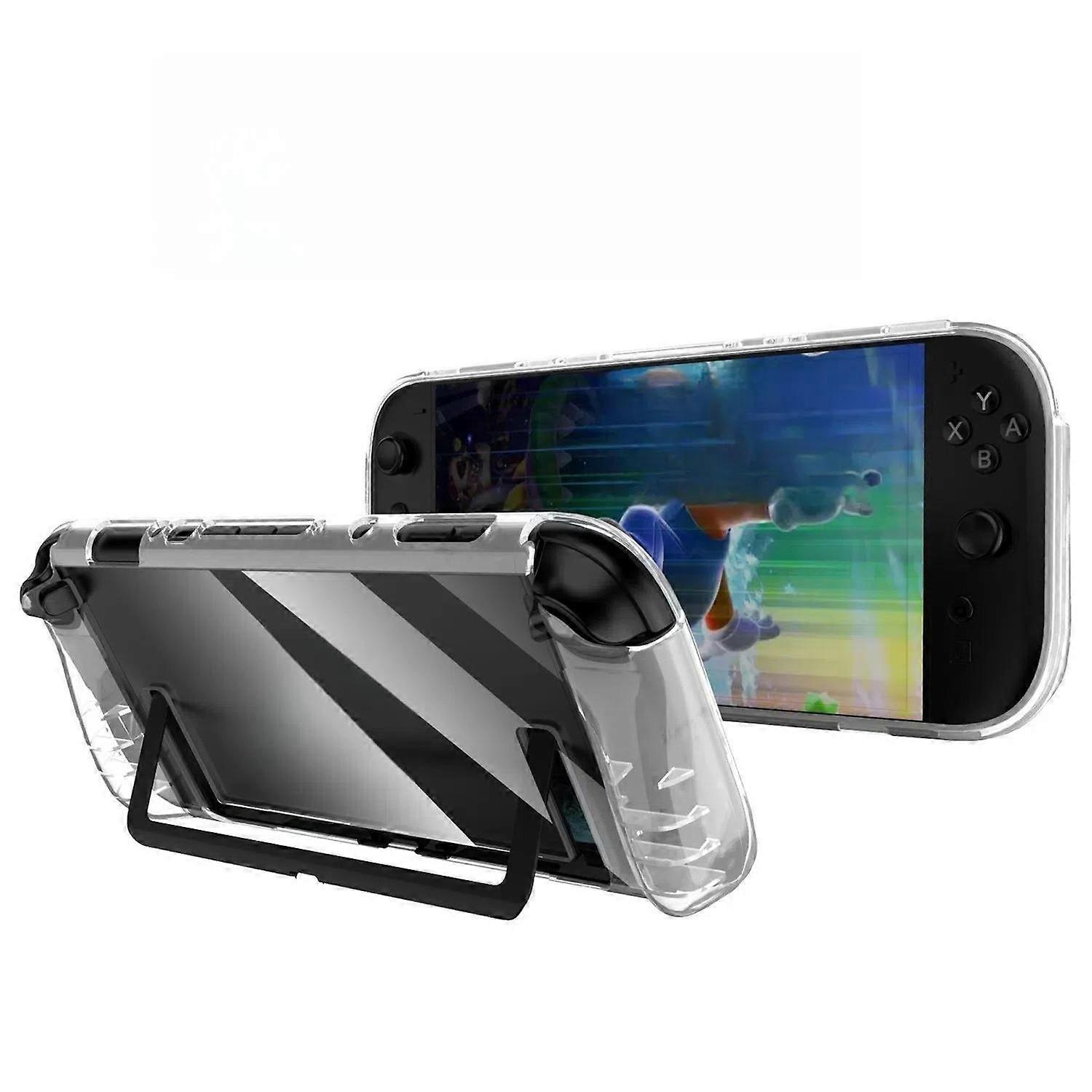 For Nintendo Switch 2 Full Body TPU Anti-Slip Case Transparent