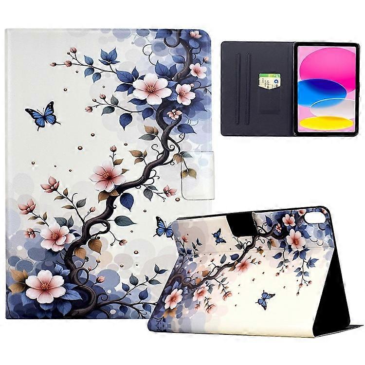 Stand Case Compatible For iPad (2025) / iPad 10.9 (2022) Pattern Printing Tablet Leather Cover with Auto Wake / Sleep