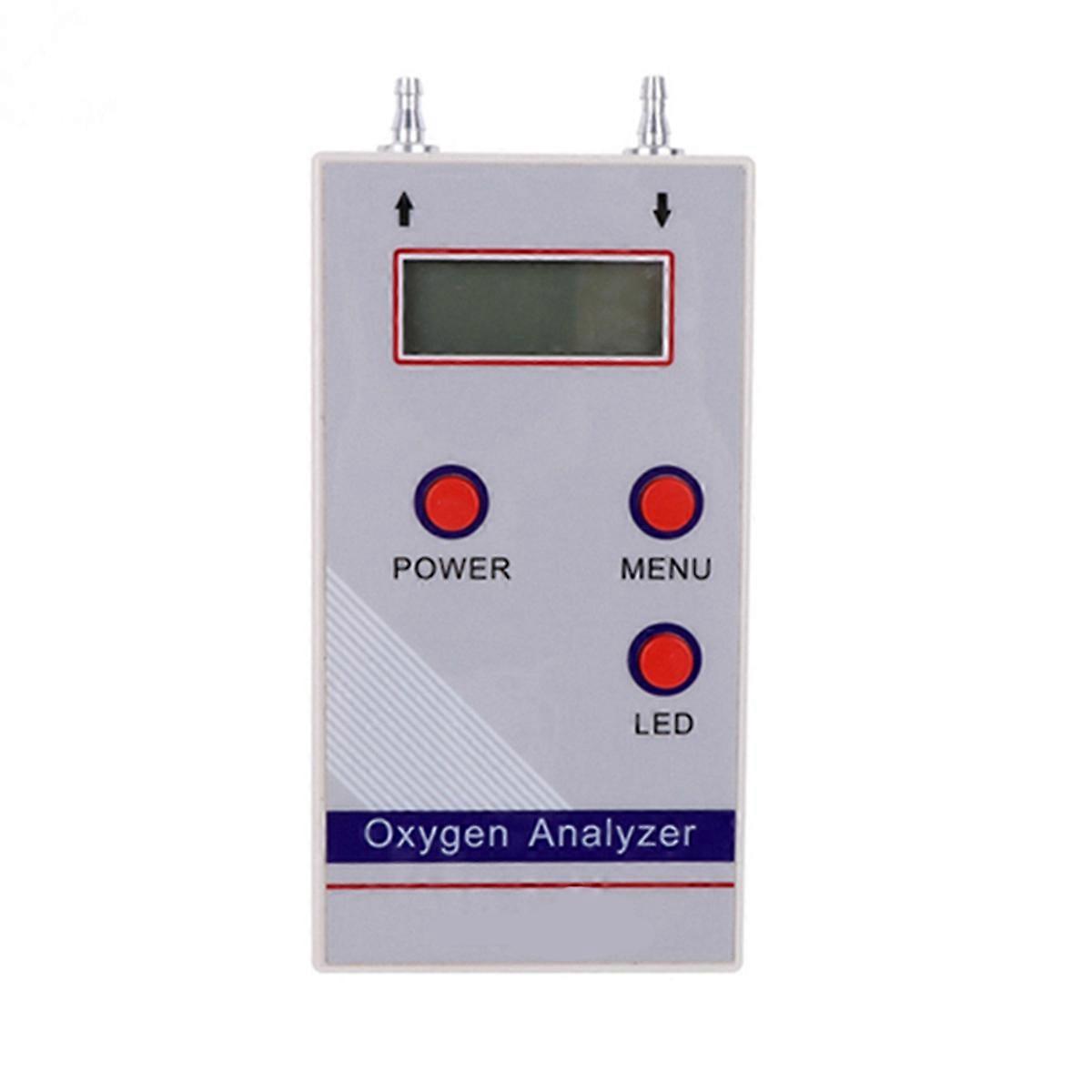 Oxygen Analyzer Professional Portable O2 Oxygen Concentration Meter Detector Flow Pressure Detectio