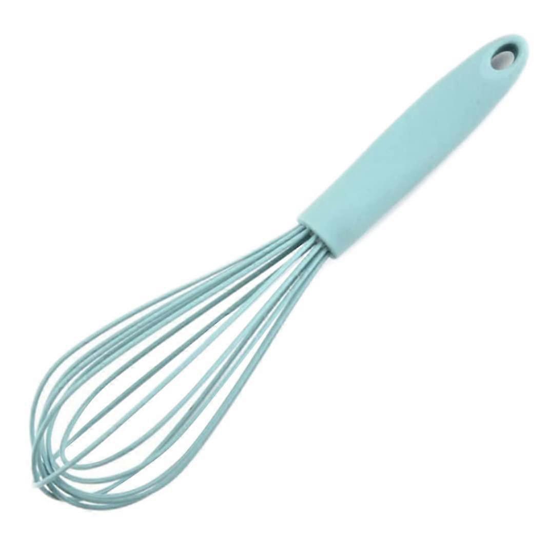 Silicone Whisk, Balloon Egg Whisk, Non-Stick Handheld Beater For Milk Foam And Stirring, Blue