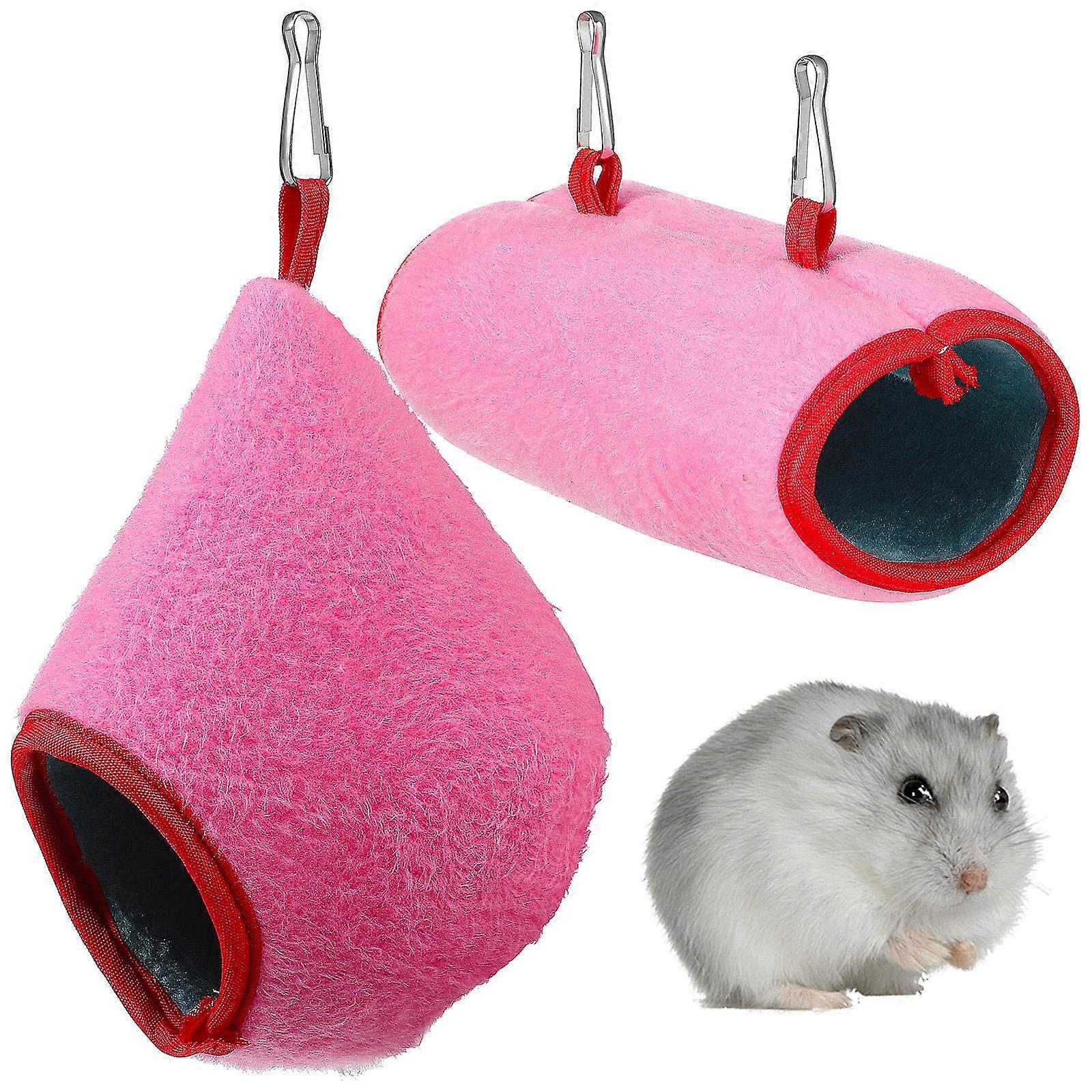 Cute Hamster Nest Tunnel Bed – Cozy Conch Design for Small Pets, Warm Hideout Providing Safety, Comfort, and Resting Space