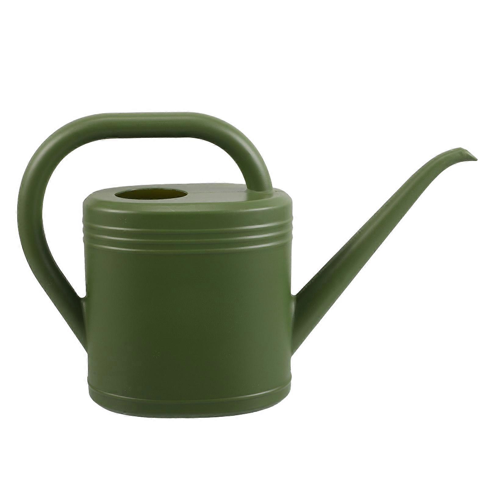 Plastic Watering Can with Long Spout for Precise Plant Watering in Greenhouses and Gardens