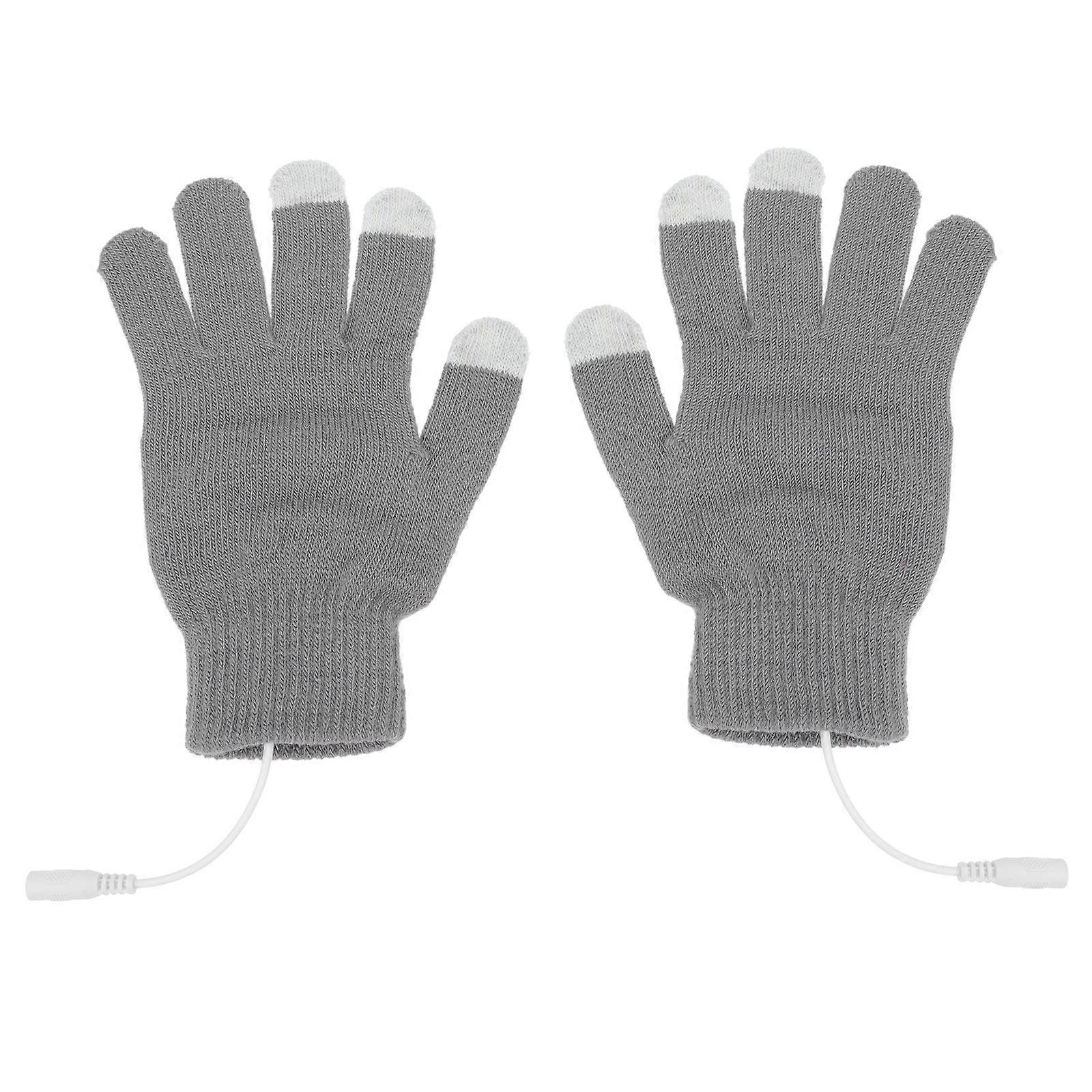 USB Warm Gloves Winter Electric Gloves Touch Screen Mittens for Home and Office Use