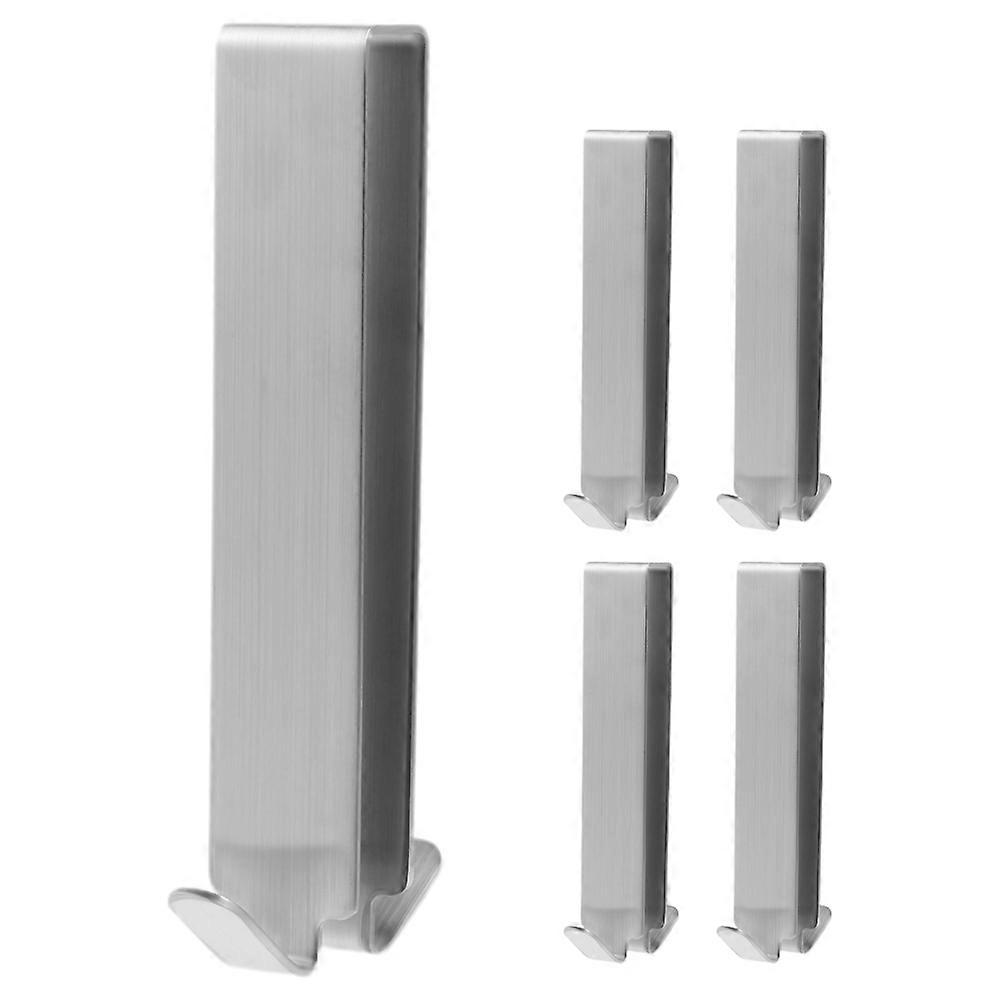 Here's a refined and professional product description for the **5pcs Shower Door Hooks Double Sided Over the Door Towel Hooks**:
**5 Pack Shower